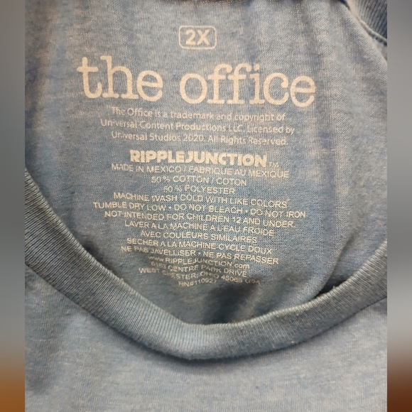 NWOT Men's Dunder Mifflin, Inc. T-Shirt. Size 2XL. - Picture 3 of 3